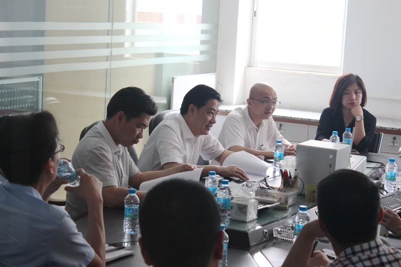 金平區(qū)區(qū)長林錫波帶隊蒞臨我司進行調(diào)研